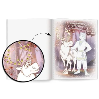 Disney Kraina Lodu. Malowanka z diamencikami
