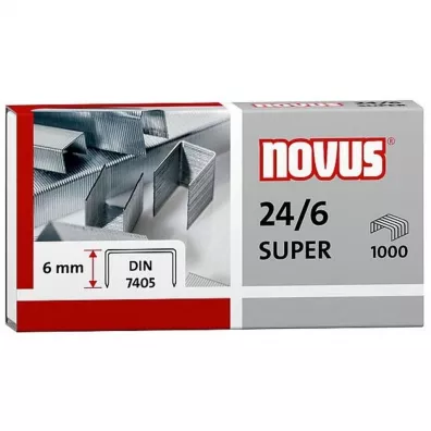 Novus Zszywki 24/6 din super 1000 szt.