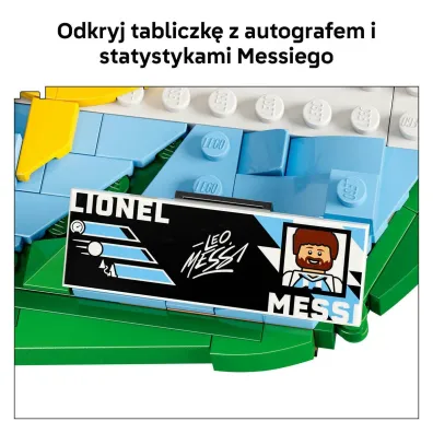 LEGO Editions Lionel Messi — pi�karskie momenty 43011