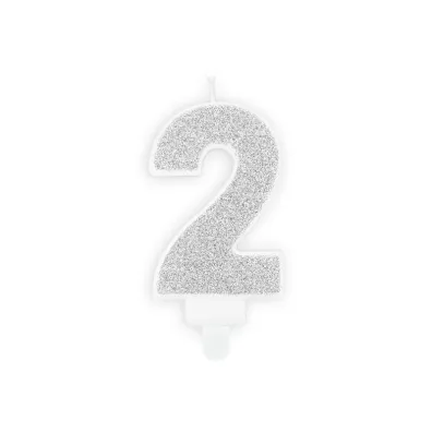 PartyDeco �wieczka urodzinowa 2 7 cm