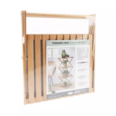 Bathroom Solutions Rega skadany bambusowy 4 pki 93,5 cm