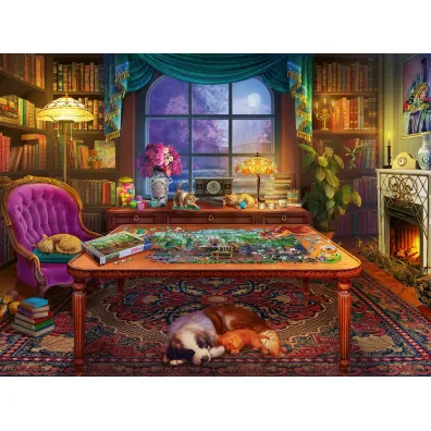 Puzzle 750 el. Pok�j fana puzzli Ravensburger