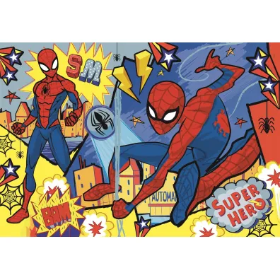Puzzle 24 el. Maxi SuperColor. Spider Man Clementoni
