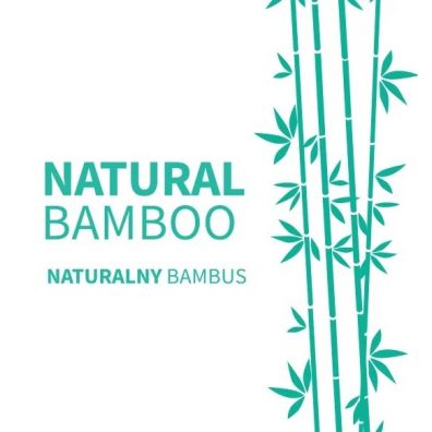Babyono Kocyk dzianinowy bambusowy Natural Bamboo - szary