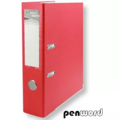 Penword Segregator A4 z okuciem czerwony 7.5 cm