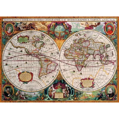Puzzle 1000 el. Mapa �wiata Orbis Geographica Eurographics