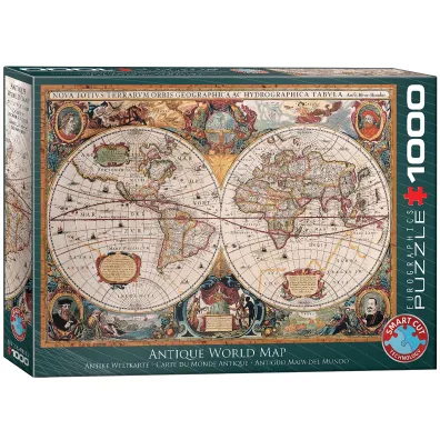 Puzzle 1000 el. Mapa �wiata Orbis Geographica Eurographics