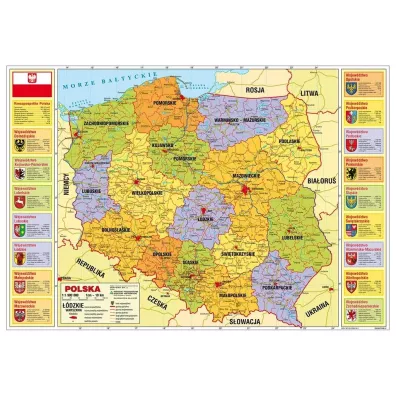 Derform Podk�ad oklejany Polska administracyjna