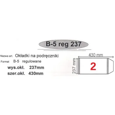 Narnia Ok�adka na podr�cznik B5 regulowana 50 szt.