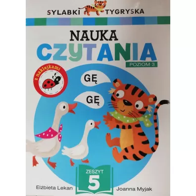 Sylabki Tygryska. Nauka czytania. Poziom 3. Zeszyt 5 - El�bieta Lekan, Joanna Myjak