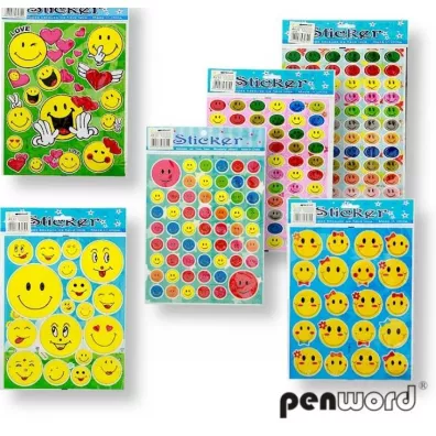 Penword Naklejki laser smile 20x25mm