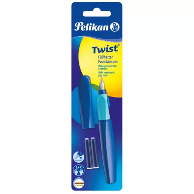 Herlitz Pi�ro wieczne Twist M Deep Blue + 2 naboje