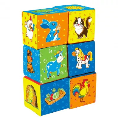 Mi�kkie kostki - zestaw klock�w MC090601-02 Maksik