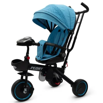 Rowerek 3-ko�owy Peony EVA niebieski Baby Mix