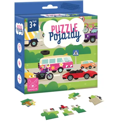 Puzzle Pojazdy 3+ Kangur