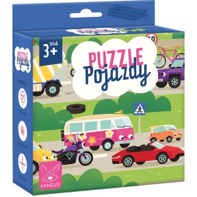 Puzzle Pojazdy 3+ Kangur