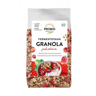 Probio Granola truskawkowa fermentowana 300 g Bio
