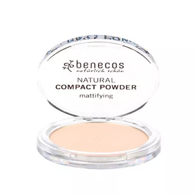 Benecos Natural Compact Powder naturalny puder w kompakcie Jasny 9 g