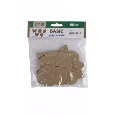 Happy Color Kszta�ty tekturowe BASIC, 10x6 cm, 5 sztuk