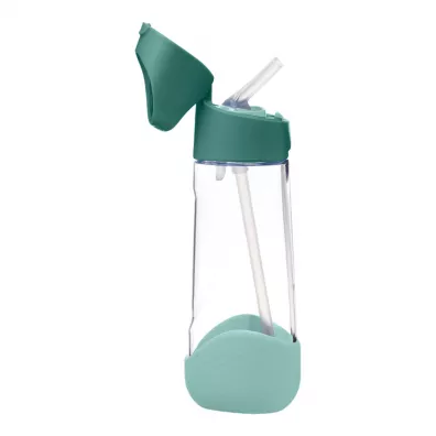 b.box Butelka na wod� tritanowa z s�omk� Emerald Forest 600 ml