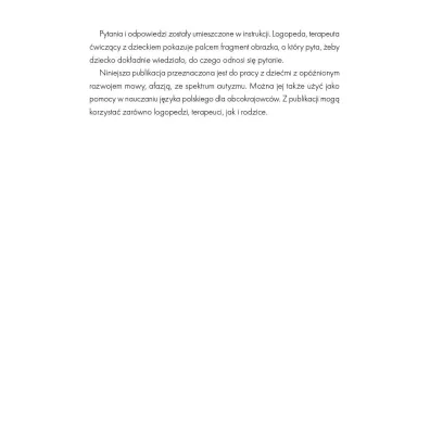 Lubi� m�wi� Materia�y do terapii op�nionego rozwoju mowy cz�� 5