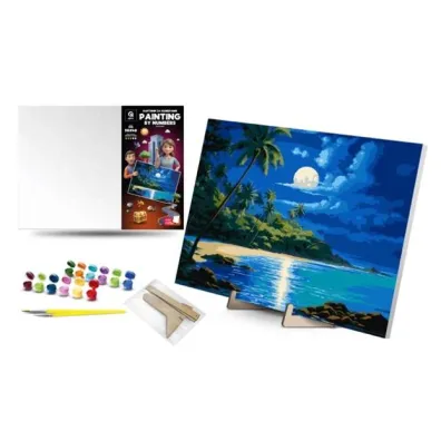 Qbee Malowanie po numerach - �wiat�o Ksi�yca 40x50cm