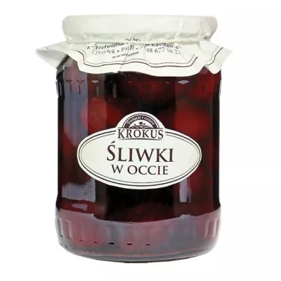 Krokus �liwki w occie bezglutenowe 700 g
