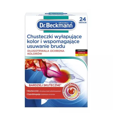Dr. Beckmann Chusteczki wy�apuj�ce kolor i brud 24 szt.