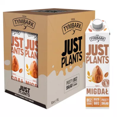 Just Plants Napj owies migda Zgrzewka 6 x 1 l