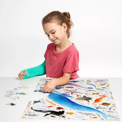 Puzzle Puzzlove CzuCzu Ryby i zwierzta wodne 200 el. Bright Junior Media