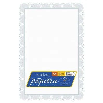 Tetis Papier ozdobny A4 certyfikat dyplom 170g 25 szt.