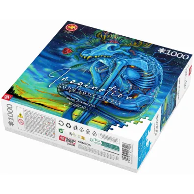 Puzzle 1000 el. Kamil Jak�bczak Bia�y Wilk Good Loot