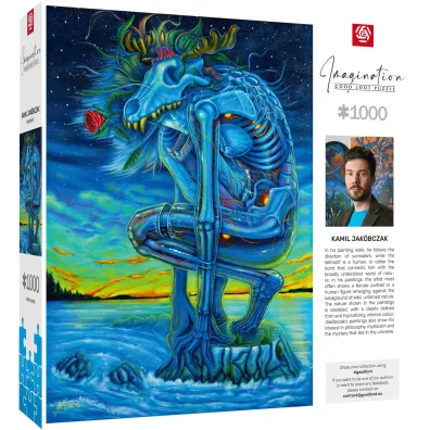 Puzzle 1000 el. Kamil Jak�bczak Bia�y Wilk Good Loot