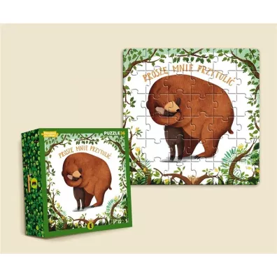 Puzzle 36 el. Prosz� mnie przytuli� Ezop - Emilia Dziubak