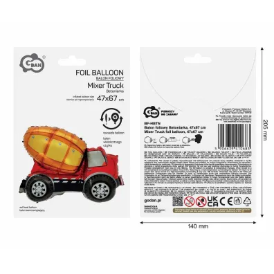 Godan BALON FOL BETONIARKA 47X67 GO PBH