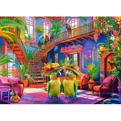 Puzzle 200 el. Parrots in Paradise Castorland