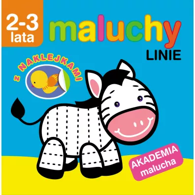 Maluchy. Linie z naklejkami. Akademia malucha 2-3 lata - Irma Pikiene