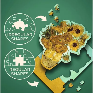 Puzzle drewniane 200 el. Soneczniki Trefl