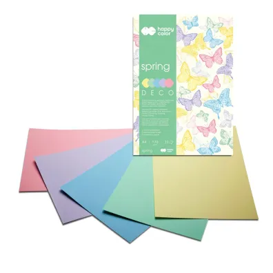 Happy Color Blok Deco Spring 170g 20 kartek