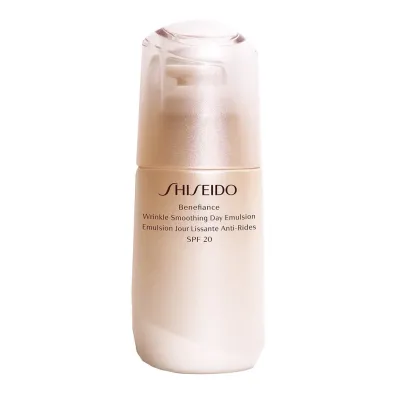Shiseido Benefiance Wrinkle Smoothing Day Emulsion Anti-Wrinkle przeciwstarzeniowa emulsja do twarzy na dzie� SPF 20 75 ml