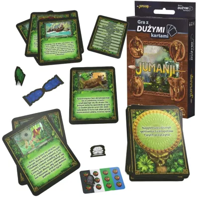 GRA SPIN JUMANJI KARTY JUMBO 6073282 PUD6 Spin Master