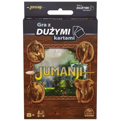 GRA SPIN JUMANJI KARTY JUMBO 6073282 PUD6 Spin Master