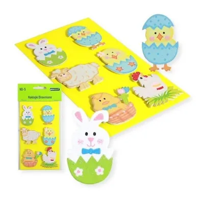 Penword Naklejki drewniane na jajka 6 szt