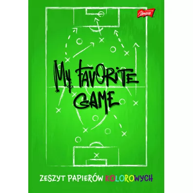 St. Majewski Zeszyt papier�w kolorowych A4 10 kartek