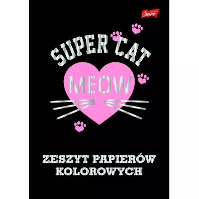 St. Majewski Zeszyt papier�w kolorowych A4 10 kartek