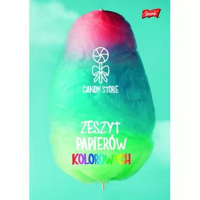 St. Majewski Zeszyt papier�w kolorowych A4 10 kartek