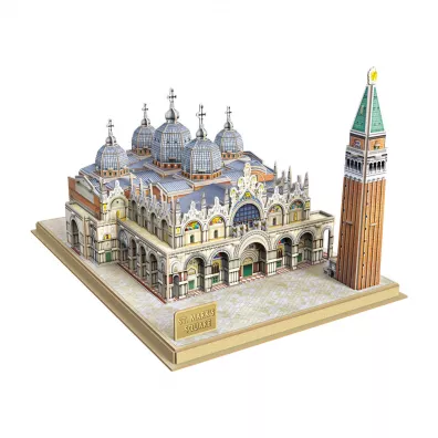 Puzzle 3D 107 el. Plac �wi�tego Marka Cubic Fun