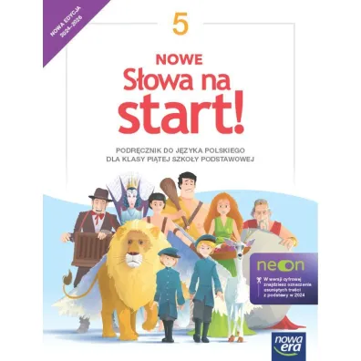 Nowe S�owa na start! NEON. Klasa 5. Podr�cznik dla szko�y podstawowej - Anna Klimowicz, Marlena Derlukiewicz