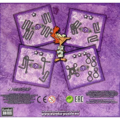 �amig��wki metalowe fioletowe Eureka Bvba