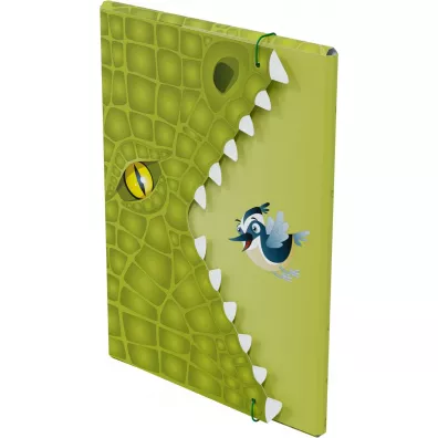 Monumi Teczka A4 Szcz�ka Krokodyl MCF000104